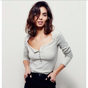 Free People French Kiss Henley
